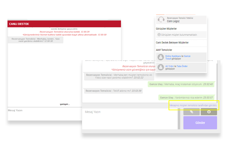Temsilci Özellikleri