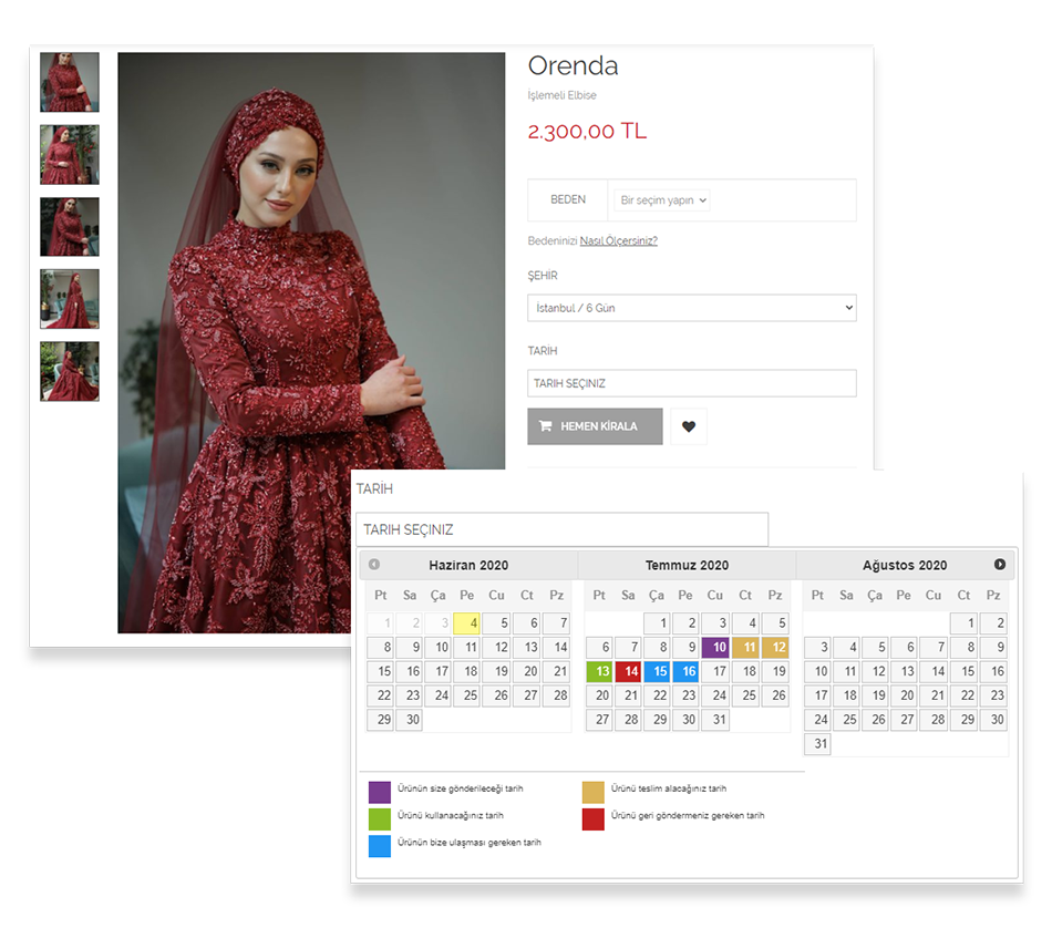 Ürünler Sayfaları